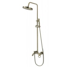 The shower system FMARK FM2407C, tropical shower, shower, mixer, brass, bronze