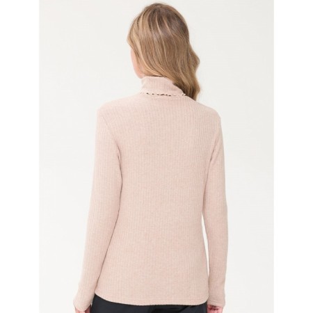 Women's turtleneck, size 46, beige color-2