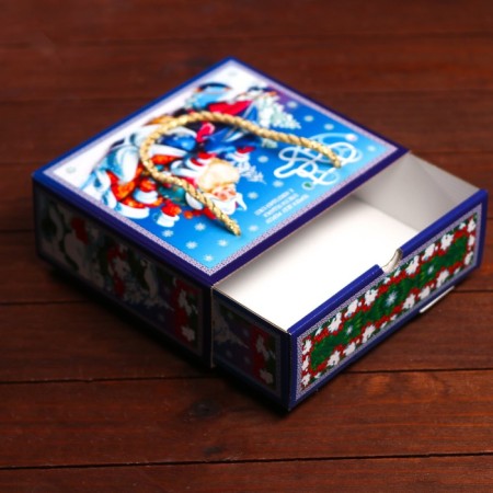 Giving Box "Santa Claus and Snow Maiden" 20.4 x 7.6 x 17.5 cm-4