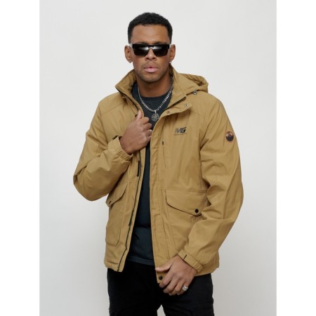Sports male jacket, size 56, beige color-9