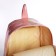Youth backpack on lightning from textiles, pink color