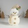 Souvenir Textile "Snowman fur with a twig on a hat" 9.5x9.5x16 cm