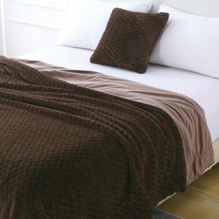 Aville cover, size 160x220 cm, chocolate color-5