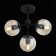 Ceiling Ceiling ST LUCE. SL549.402.03. Stampo. 3x60 watts, E27, 45x45x38 cm, black color
