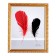 Photo frame plastic 20x25 cm "Valentine" Golden with a gold drawing 28x23 cm