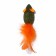 Mouse for cats made of pressed cat mint with a tail of feathers, 5 cm