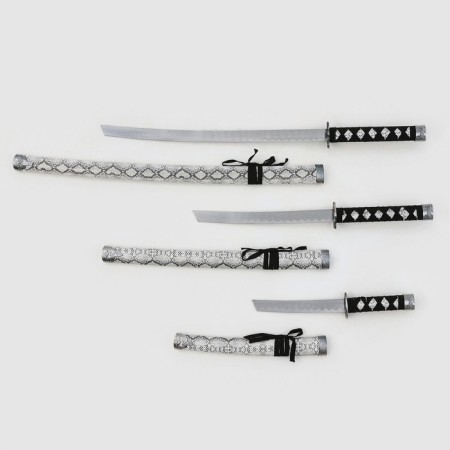 Suv. Product Katana 3V1 on a stand, scabbard leatherette, gray snake 47/70/89cm-2