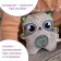 Toy heating pad with cherry bones "raccoon", crush me