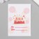 Postcard with seeds "grow itself" cake "5*7cm