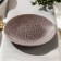 Porcelain plate flat Natur Sand, D = 16.5 cm, brown color