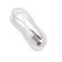 Oxion DCC259, Type -C - USB, charging + data transfer, 1.3 m, braid, white