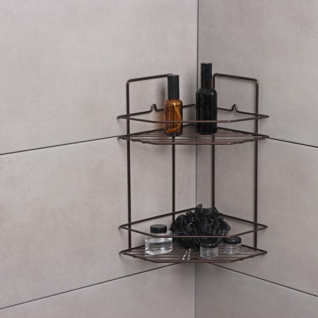 Corner regiment for the bathroom 2-long economy, 220 × 220 × 115 mm, color copper spark