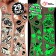 Set "Children's Tattoos", glow in the dark, 2 sheets