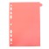 Separator of sheets A5 (210 x 165 mm) color, 12 sheets, "Devente. Pastel" polypropylene 140 μm, individual packaging