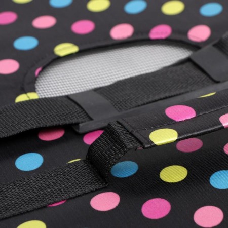 Bag - carrying for animals "peas", black, size m, 40 x 21 x 27 cm-9