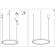 Suspension lamp "Thor", size 40x40x150 cm, 24W, LED, 3000K