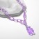 Pendant "Bear" marmalade, purple color, 40 cm