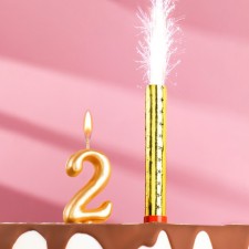 Candle for cake the number 