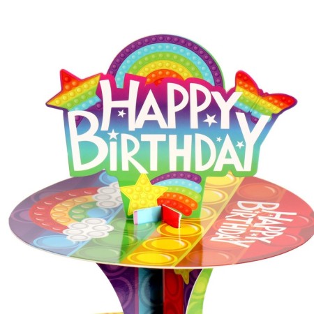 Cake stand "Happy Birthday", pop-1