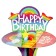 Cake stand "Happy Birthday", pop
