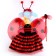 Carnival set "God's cow" 4 items: skirt, wings, rod, rim