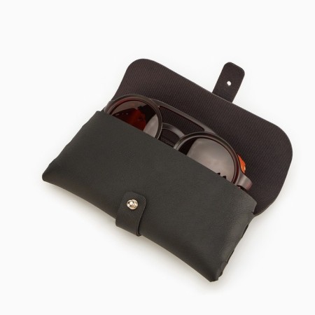Sunny glasses, UV 400, leather curtains, pipe 14.1 cm, width 12.1 cm, lens 5.2 x 5 cm-2