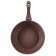 Pan BK-7845, d = 26 cm deep, handle Soft Touch, black chocolate