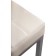Baric stool Khurkroks Metal/Ecokuzha, gray/beige 36x36x81 cm