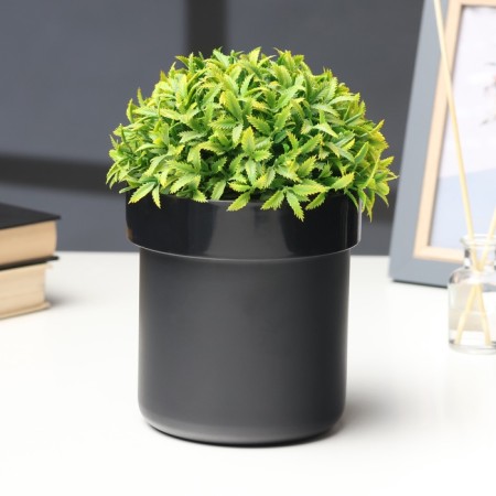 Secret safe, flower pot, black