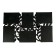 Photo frame plastic in 6 photos 10x15 cm "Bud" silver 52x32 cm