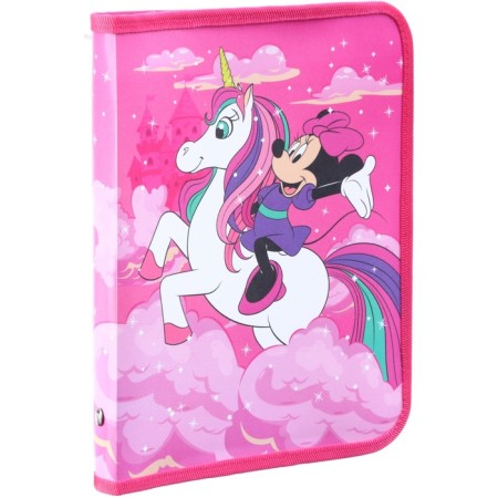 Plastic folder for notebooks A5, at lightning, Minnie Mouse-3