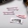 Invisible hair "Marlene" (set 10 pcs) 5 cm, pink