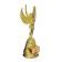 Nick's reward figure “Best Doctor”, plastic, gold, 19.3 x 7 cm.