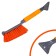 Airline snow and ice brush, 45 cm, with an ergonomic handle and a scrap