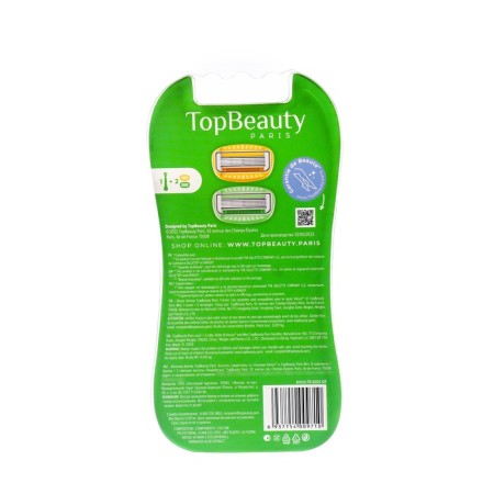 Female female Topbeauty Paris yellow + interchangeable cassettes, 2 pcs (compatible with Venus)-1