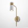 Bra "techno" E27 40W gold-white 21x10x38cm