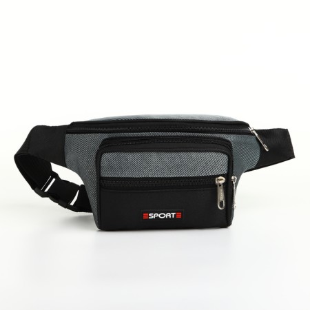 Board belt on lightning, 3 outer pockets, gray/black color-2