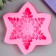 Mold Silicon "Snowflake with patterns" 9,5x7.8x2.5 cm
