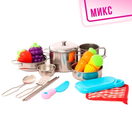 Set of metal utensils "Cook", 16 items-5