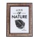 Photo frame plastic 13x18 cm "Wood drawing" with copper stroke 21.5x16.5 cm