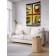 Decorative panel with photo printing "Festive comfort", vertical, size 100x150 cm