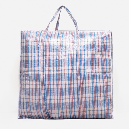 Lightning bag on a zipper, 82 l, blue color-1
