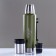 Thermos, 1.2 l, movement, "master K.", with a mug, retains heat 18 hours, 36 x 11 cm, green