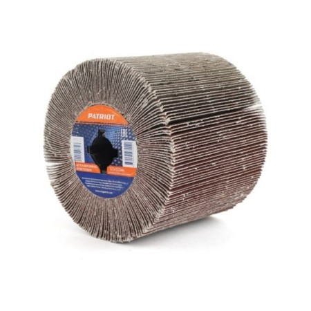 Abrasive brush Patriot, for breaststones, petal, 120 x 100 mm, P80
