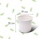 Pot for seedlings, 3 l, d = 19 cm, h = 15 cm, white, greengo