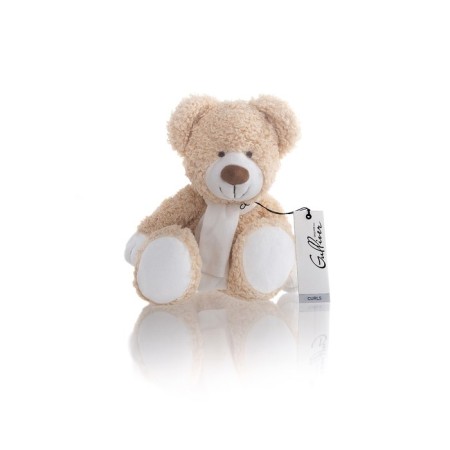 Soft toy Gulliver Bear "curly" beige color, 40 cm-1