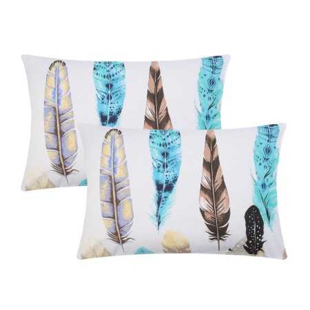 Pillow set "Ethel" feathers 50x70 cm - 2 pcs, 100% cotton, stump