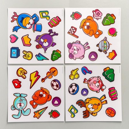 Board Game of Smeshariki "Okavok" for speed and attention 3+-2