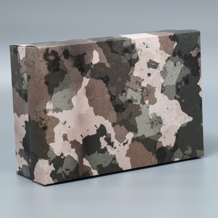 Gift folding box, packaging, "khaki", 30 x 20 x 9 cm-1
