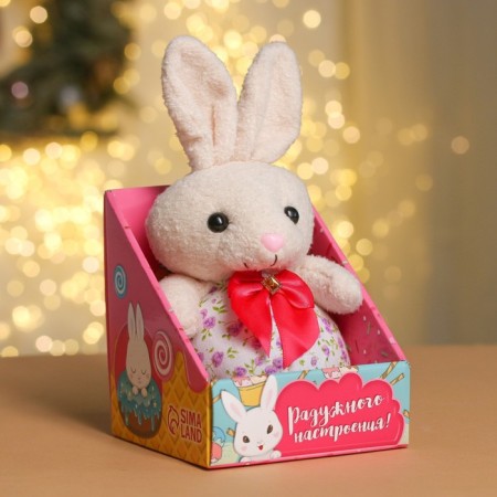 Soft toy "Rainbow mood", bunny-1